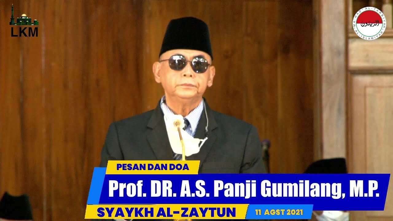 Peringatan Tahun Baru Islam 1443 H di Al- Zaytun - Prof. DR. A.S Panji Gumilang, MP.