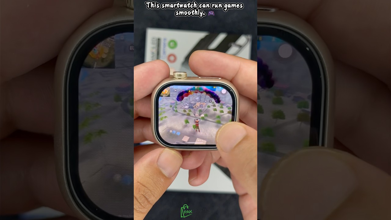 This Smartwatch Can Run Games Smoothly? #gamingwatch #freefire #mobilegaming