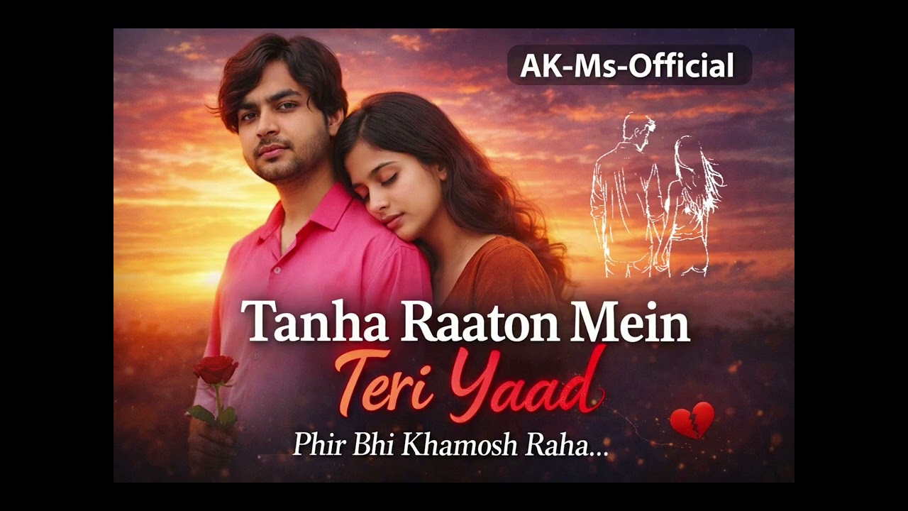 Tanha Raaton Mein Teri Yaad | Phir Bhi Khamosh Raha💔 |AK-ms-official #2026TrendingSong #trendingsong