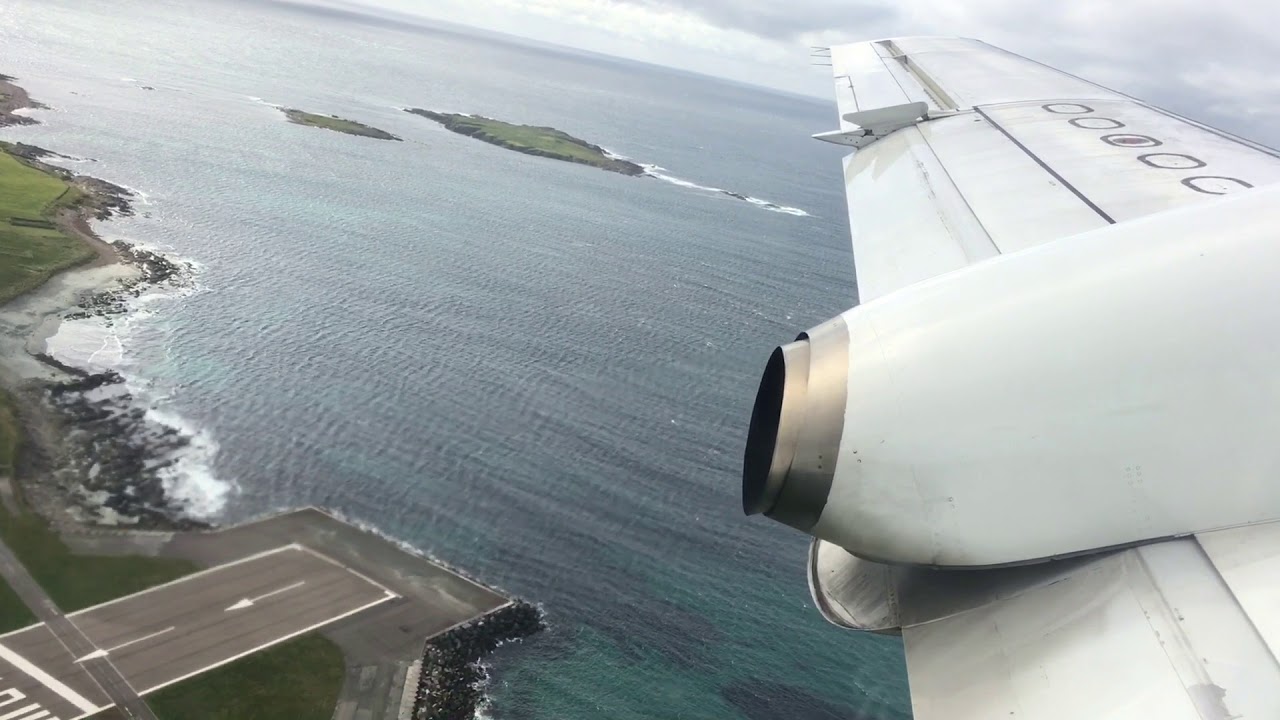 Stunning Departure from Shetland Islands | RWY 33 Sumburgh Airport