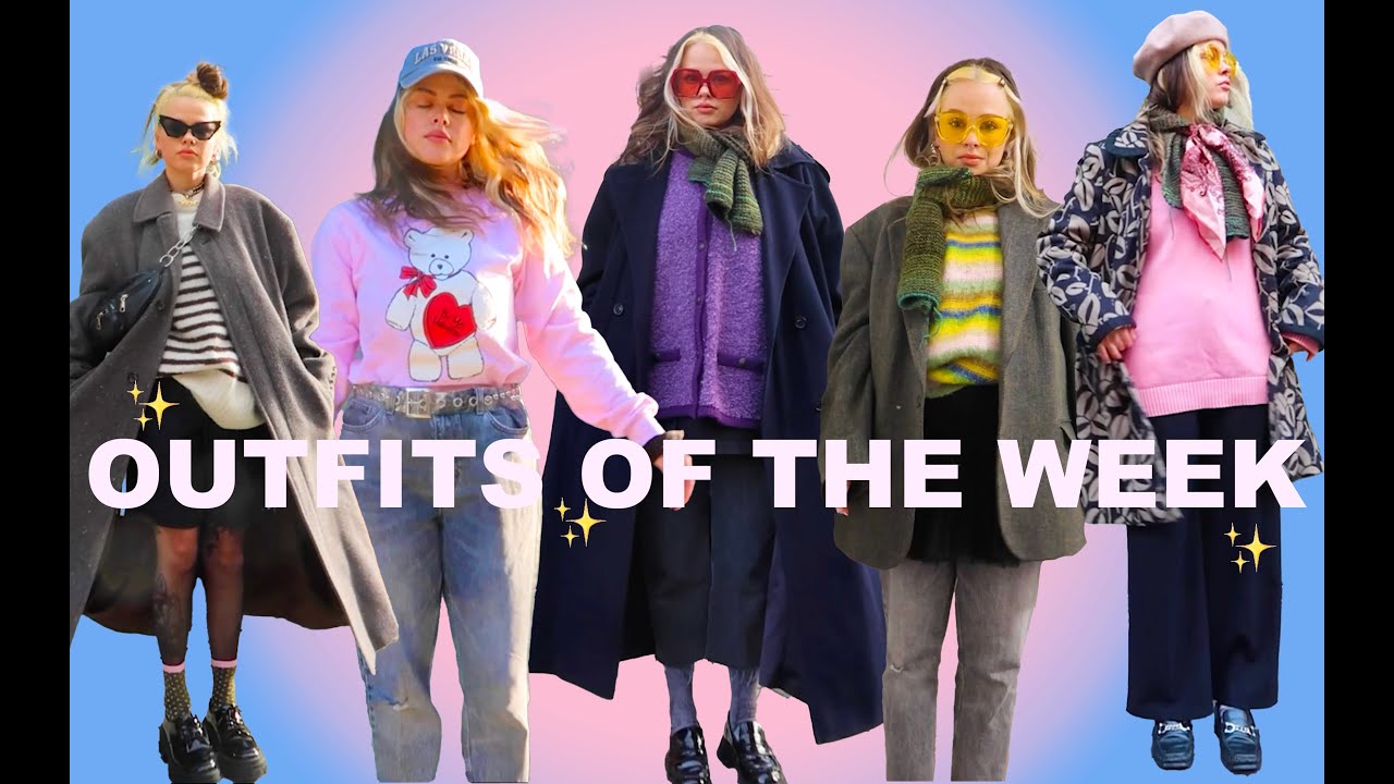 OUTFITS OF THE WEEK ☆ STYLING FOR COLDER WEATHER | 💕 Thrift Haul | OOTD | January 24
