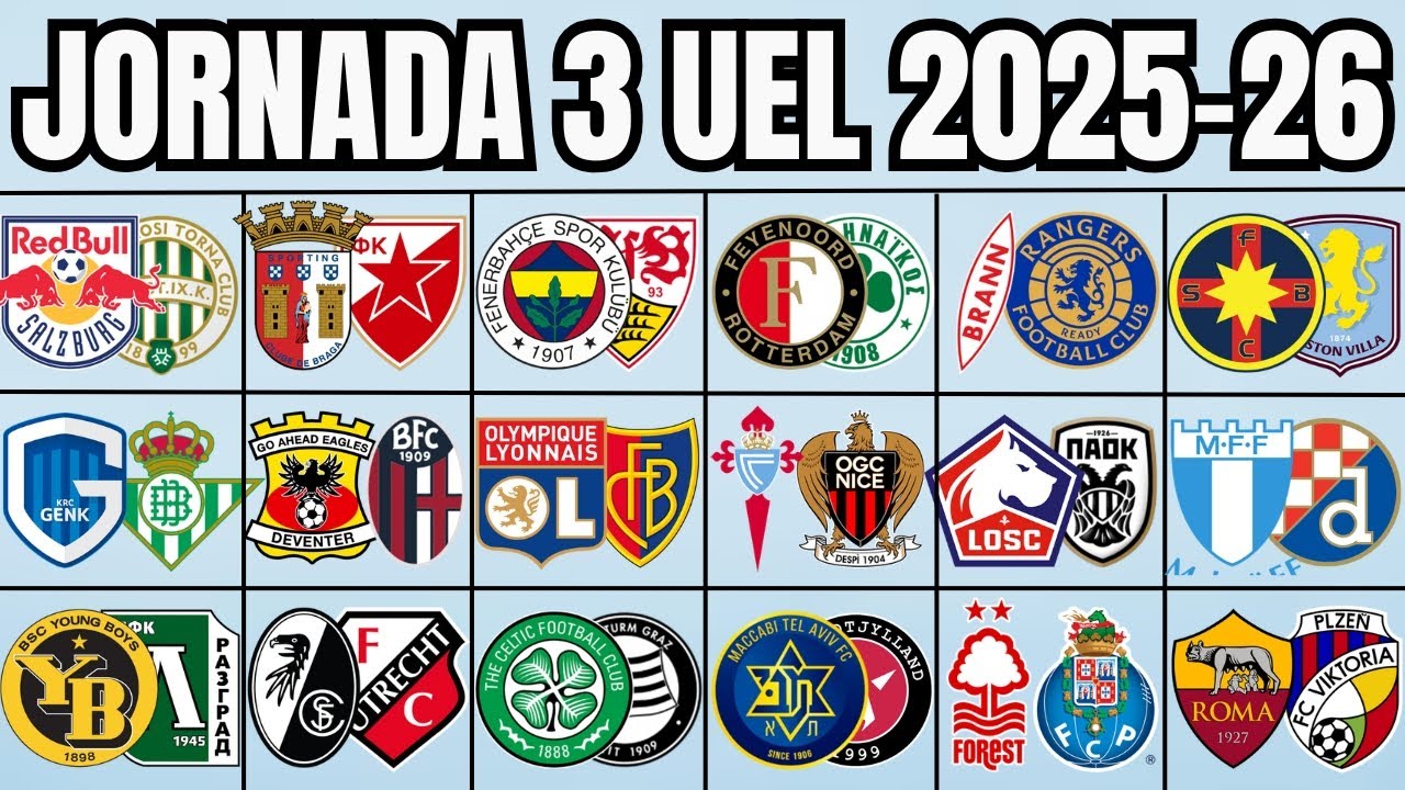 🔥PREDICCIONES JORNADA 3 FASE DE LIGA EUROPA LEAGUE 2025-26