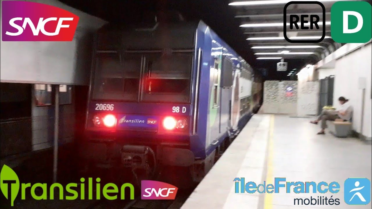 (FHD) Spot en gares Parisiennes sur le RER D