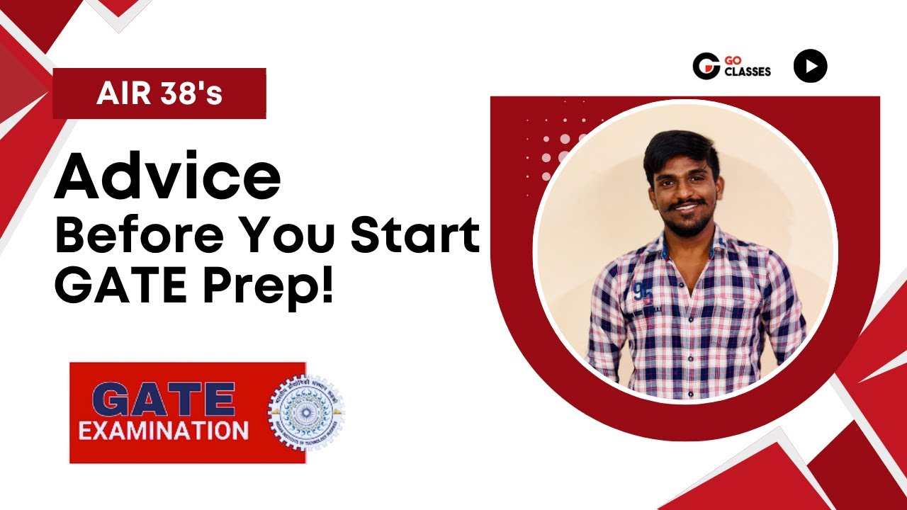 🚨 Must Know Before GATE Preparation | GATE CSE AIR 38 Siddharth Strategy & Tips
