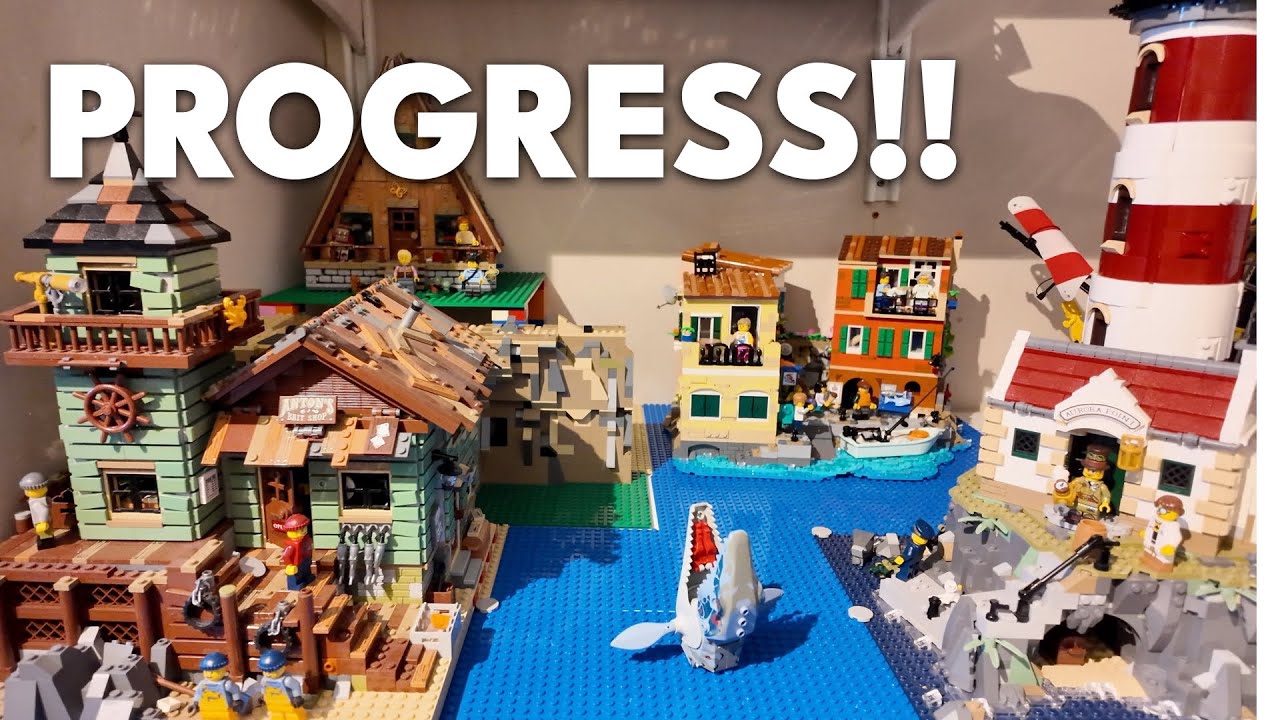 Moving 'mountains' to make room for Pirates… LEGO City Progress