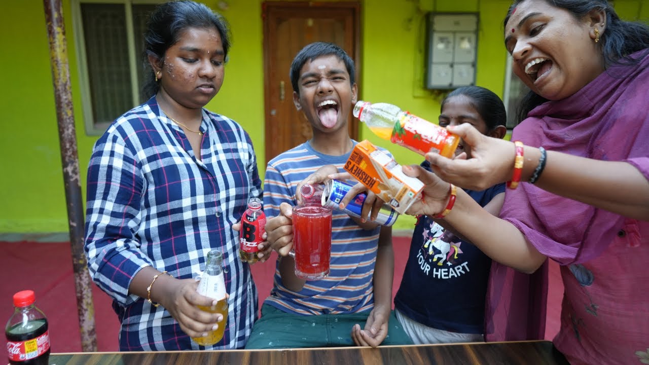 All Types of Juice Mixing and Drinking Challenge | இப்படி இருந்த குடிக்க முடியுமா ???