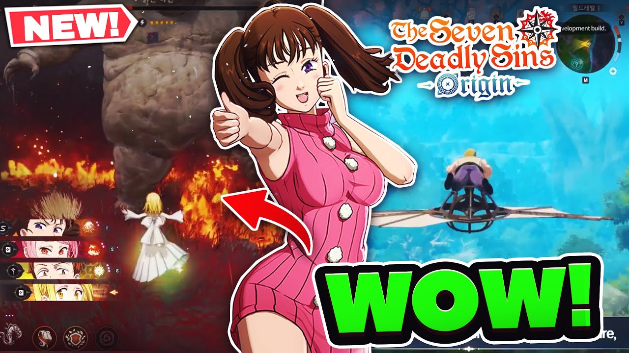 НОВЫЙ ГЕЙМПЛЕЙ 7DS: Origin! Новый облик, персонажи и вопросы и ответы! (ВЫГЛЯДИТ ТАК КРУТО)
