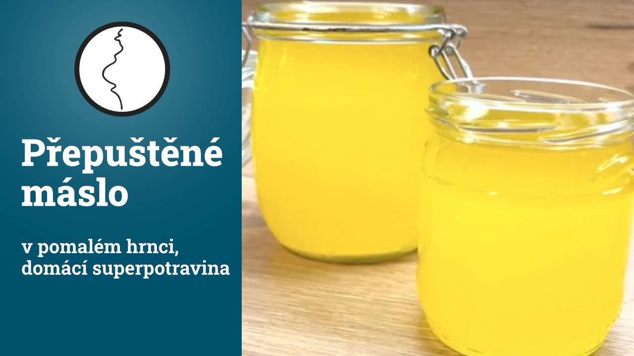 Přepuštěné máslo v pomalém hrnci - domácí superpotravina