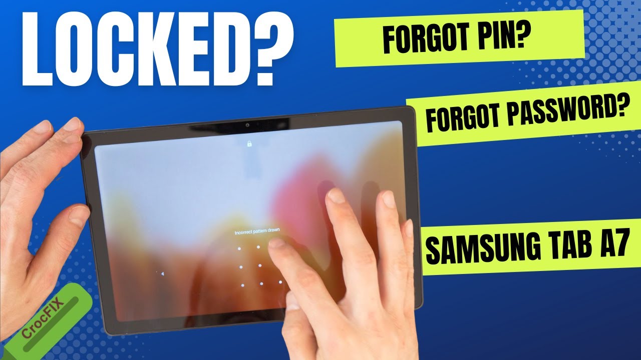 Забыли пароль на SAMSUNG TAB A7? Заблокирован — разблокируйте и сбросьте настройки до заводских с...