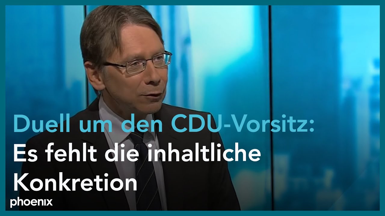 Politikwissenschaftler Uwe Jun zum Duell der CDU-Vorsitz-Kandidaten Merz, Laschet und R&ouml;ttgen