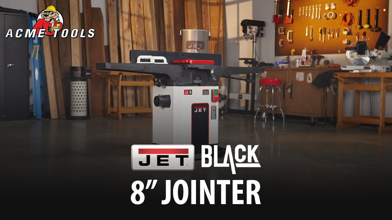 JET Black 8&rdquo; Helical Head Jointer