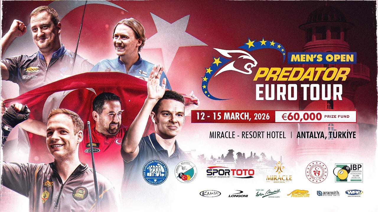 TABLE 3 ▸ PREDATOR EUROTOUR TURKISH OPEN 2026 - Day 2 - Part 4
