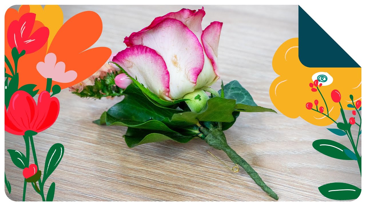 Draadgebonden corsage maken | Bloemwerk