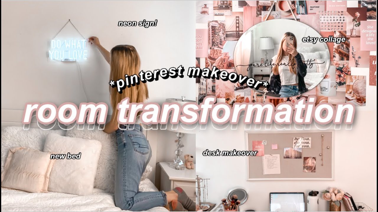 TOTAL ROOM MAKEOVER 2020 *Pinterest Aesthetic Bedroom Transformation * // Isabella LoRe