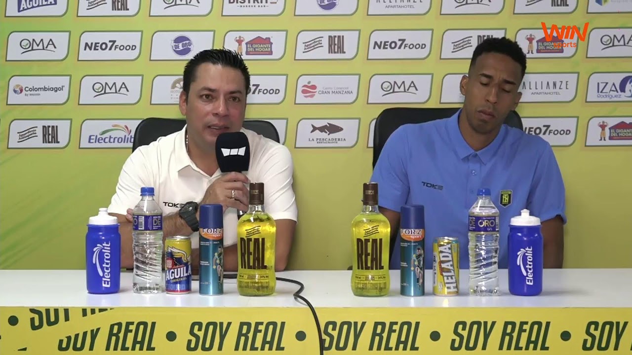 Rueda de prensa de Internacional de Palmira tras su partido con Real Cartagena