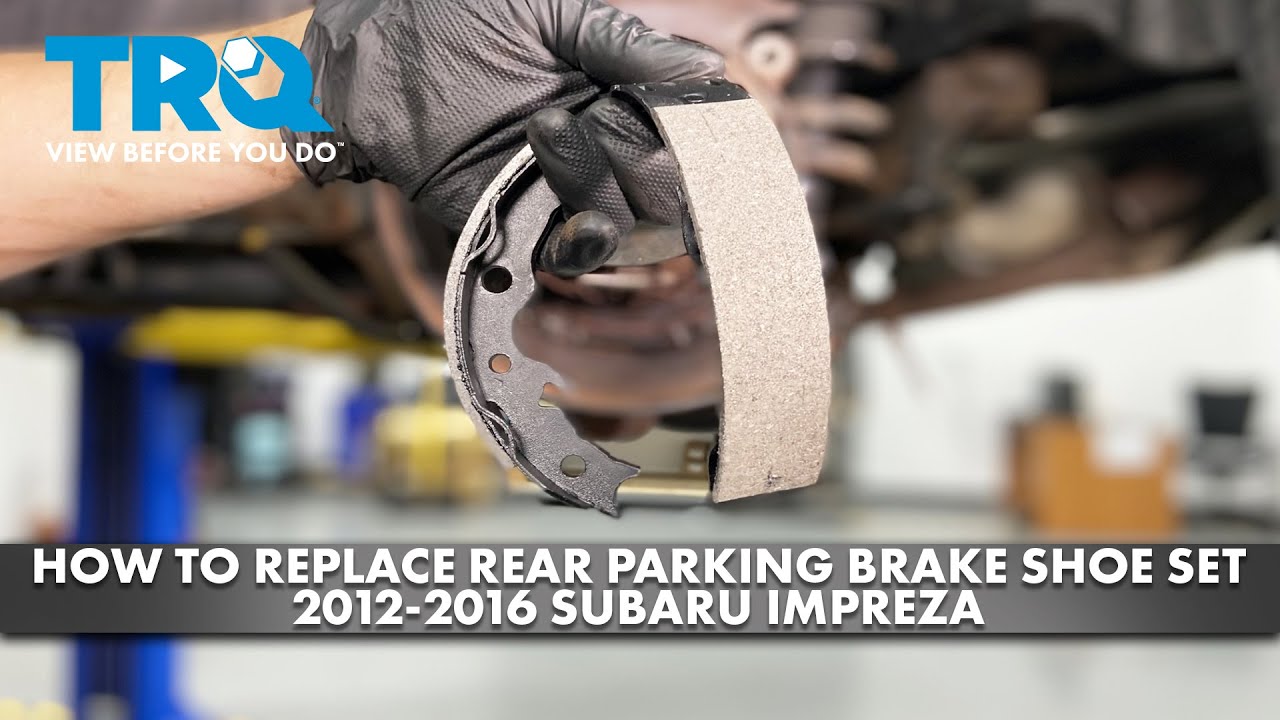 How to Replace Parking Brake Shoes 2012-2016 Subaru Impreza