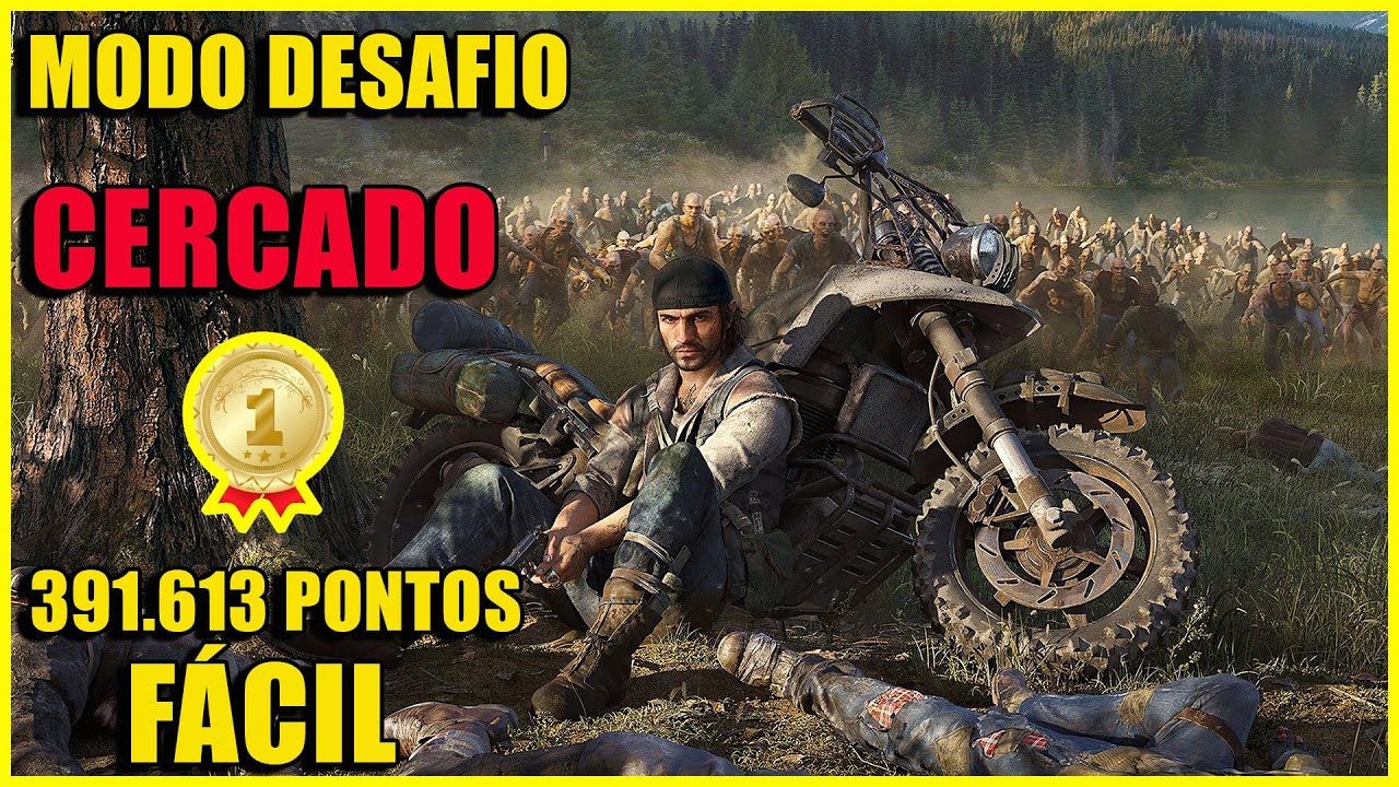 DAYS GONE (DESAFIOS) 1º CERCADO COMO CONSEGUIR OURO MUITO FÁCIL