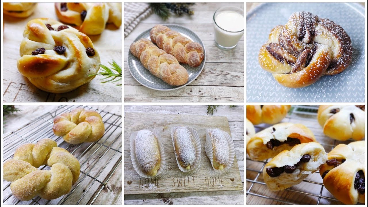 6 Easy Ways to shape bread rolls |  6วิธีขึ้นรูปขนมปังง่ายๆ