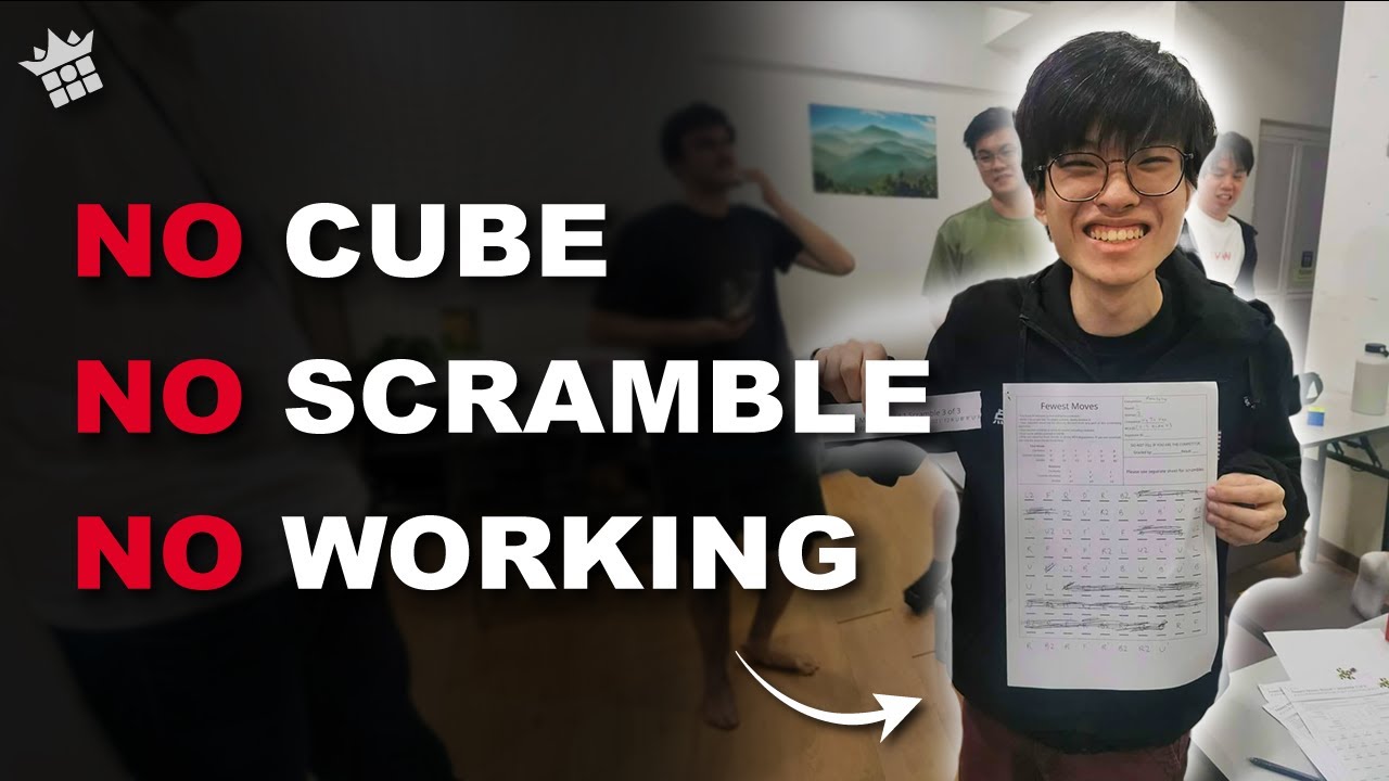 A RUBIKS CUBE COMPETITION only for GENIUSES! FMC 2024