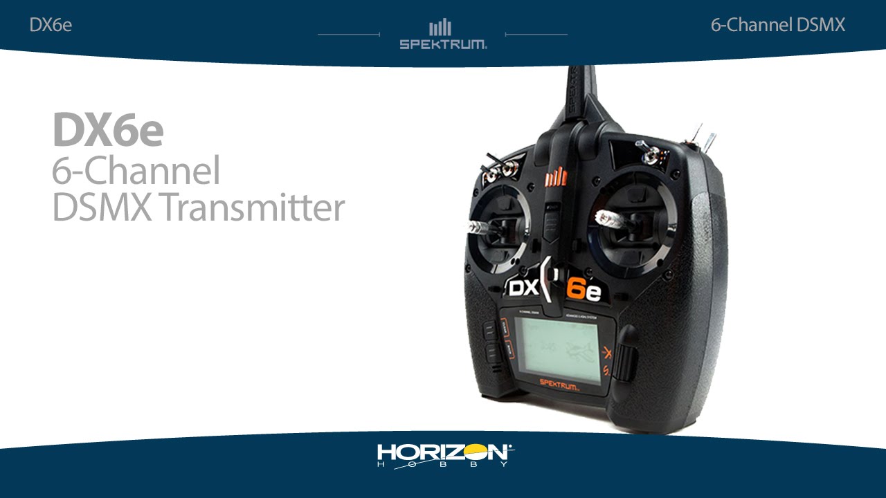 Spektrum DX6e 6-Channel DSMX Transmitter