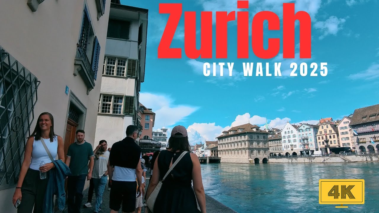 🇨🇭Zurich City Walk 4K 2025 🇨🇭| Lord Of The Flights