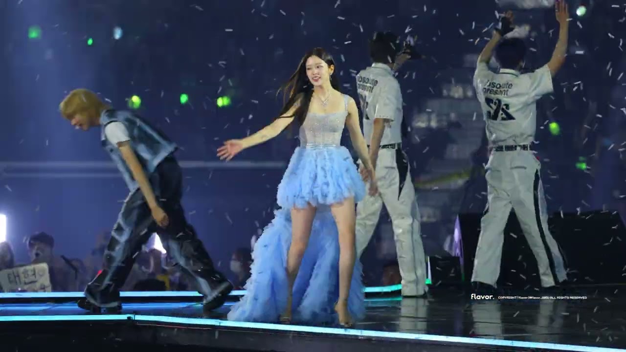 [4K] 250727 SBS GayoDaejeon Ending - YUJIN(FAN CAM)