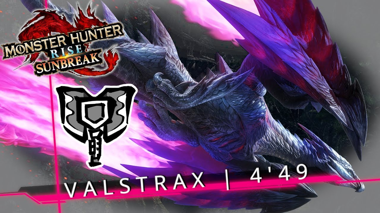 [MHR: Sunbreak] MR: Crimson Glow Valstrax Solo ChargeBlade 4'49 | Simple Rules