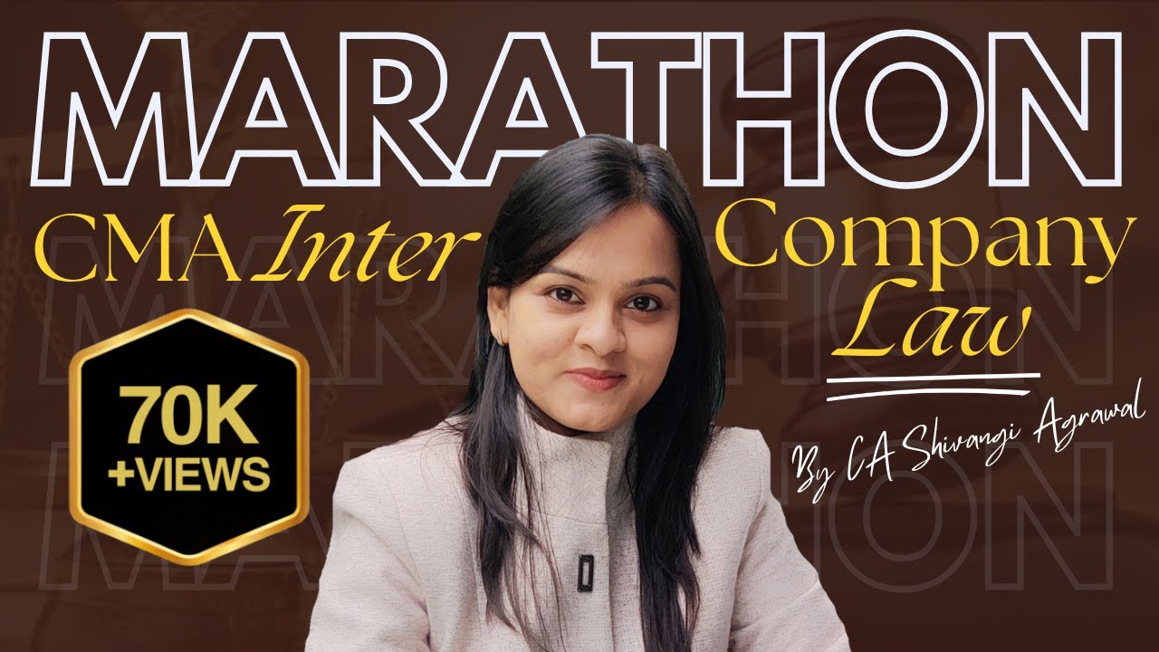 CMA Inter Law Marathon | Company Law Revision | Dec 2024