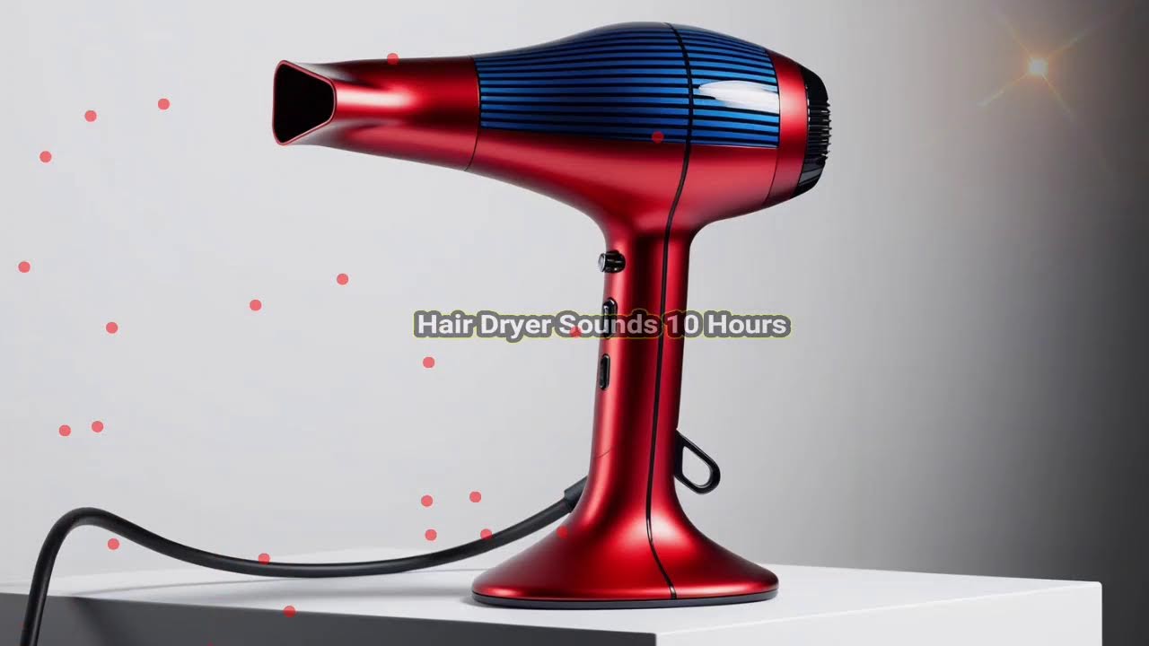 White Noise for Babies – Blow Dryer ASMR - Hair Dryer Sound for Night Rest