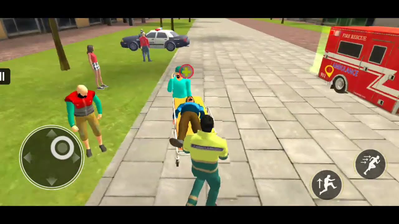 Ambulance City Rescue Simulator - 911 US Emergency Ambulance Driving 3D - Android Gameplay