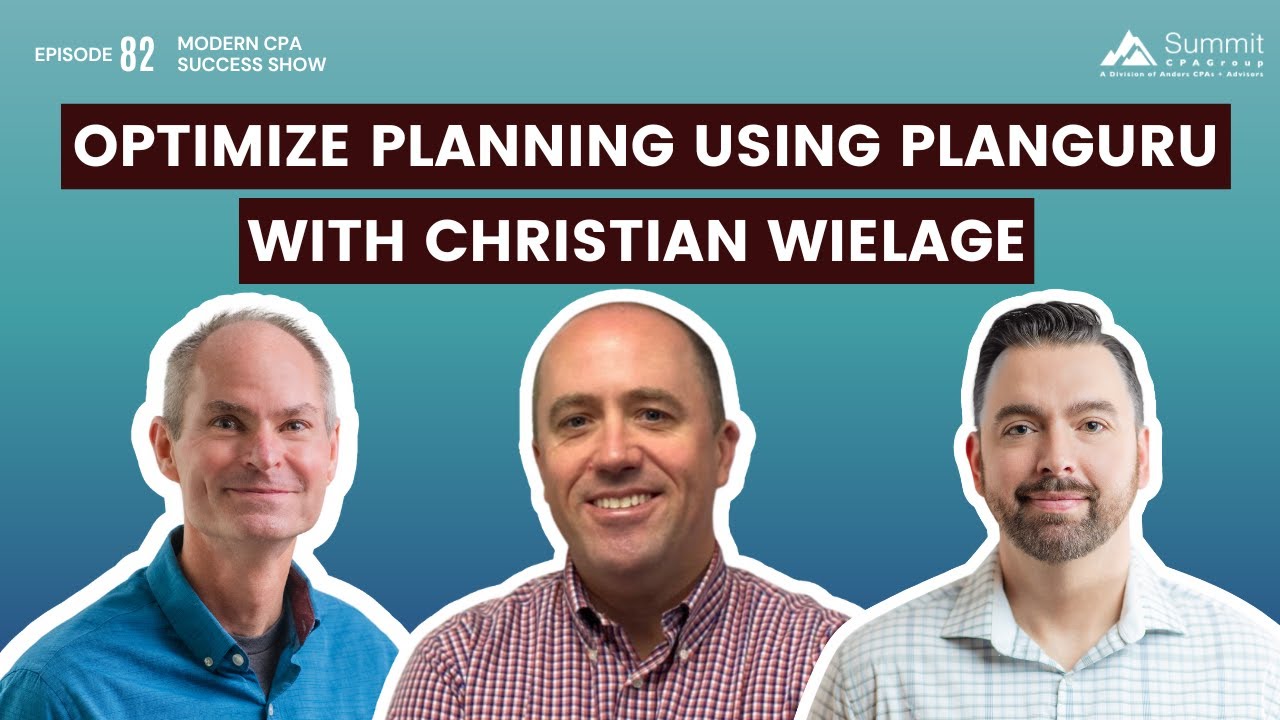 Episode 82 - Optimize Planning Using PlanGuru with Christian Wielage