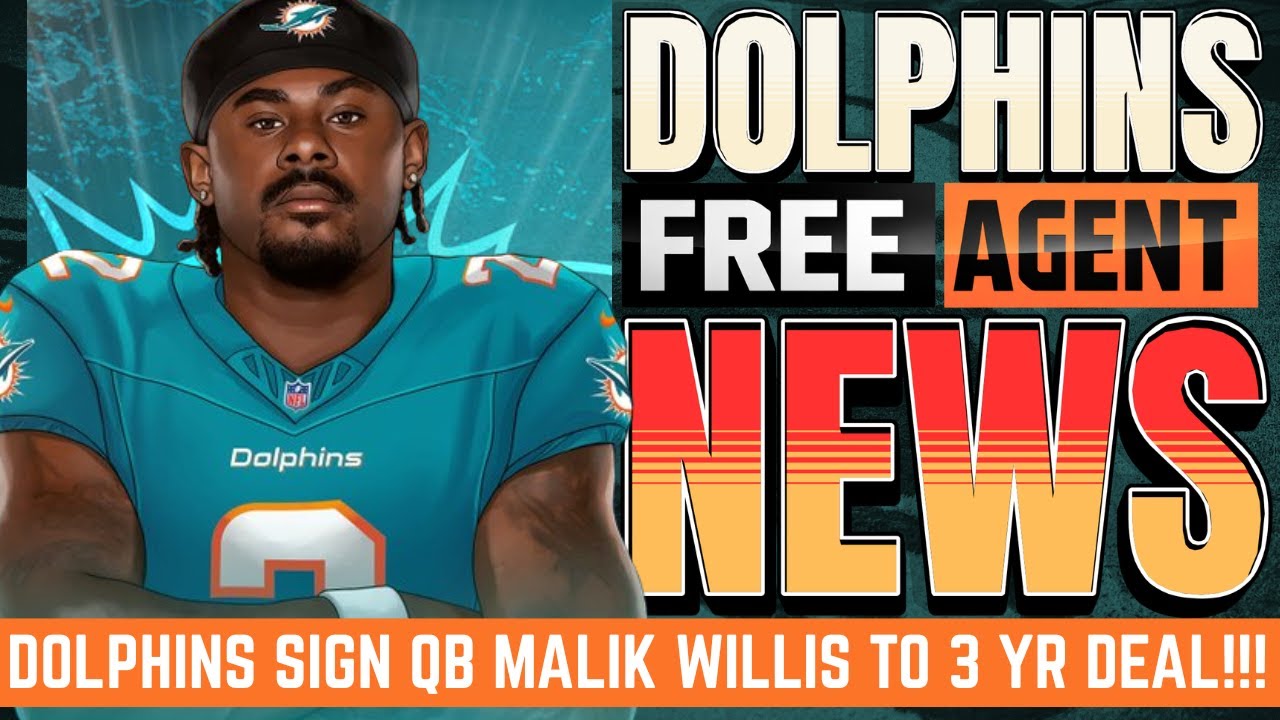 Dolphins Free Agent News: Miami Signs QB Malik Willis!