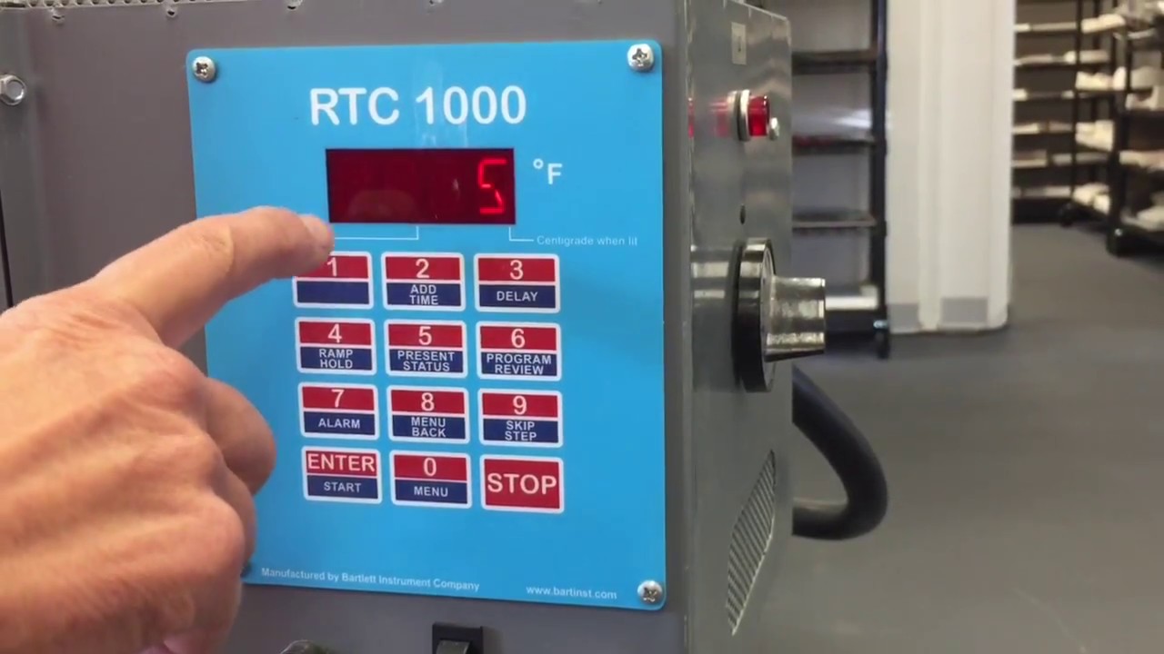 Program Your Olympic Kiln with an RTC 1000 12-Key Controller