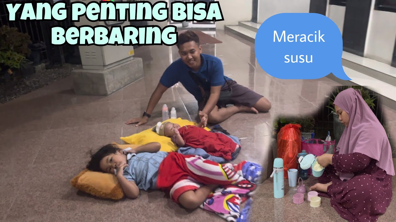 TENGAH MALAM ISTIRAHAT DI REST AREA BREBES JAWA TENGAH‼️kecapekan semua‼️