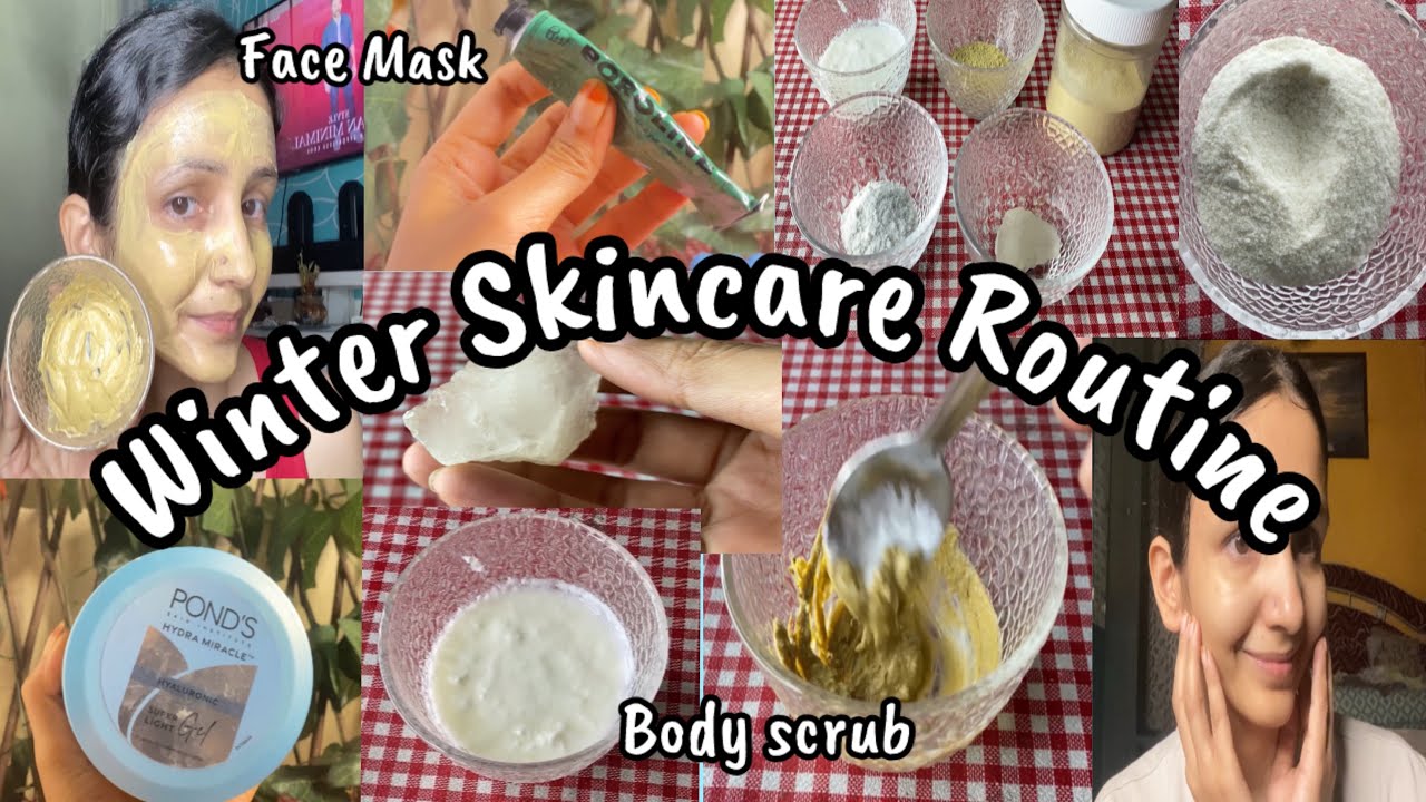Weekly Winter Skincare Routine at Home ❄️ | Face Care & Body Care 