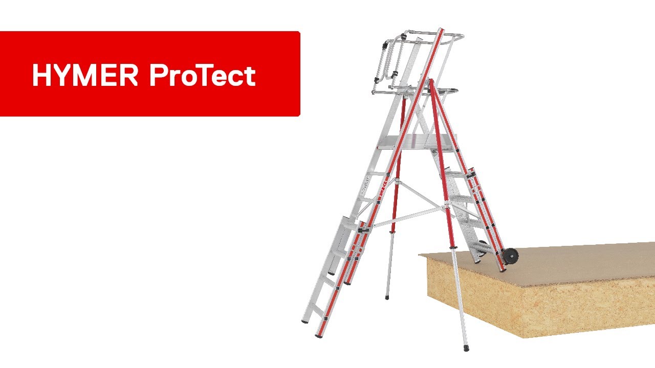 DE | HYMER ProTect - Die erste erweiterbare Plattformleiter