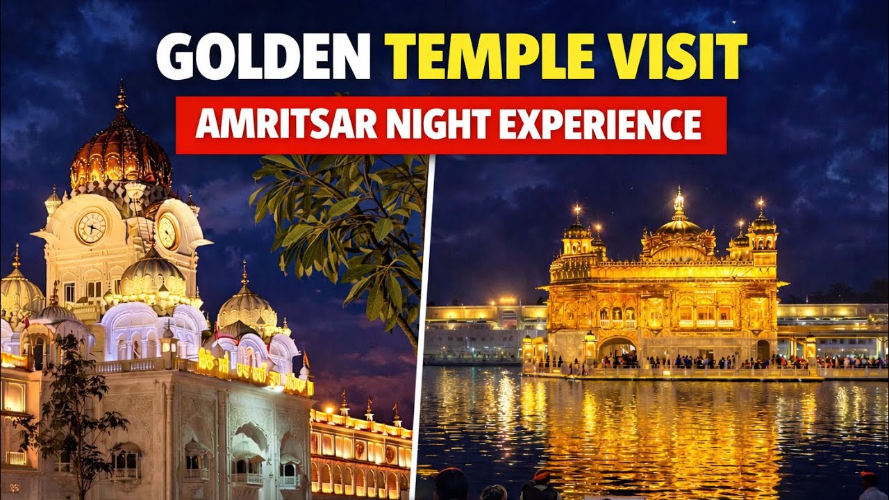 Visiting Golden Temple at Night 🌙 | Amritsar’s Most Peaceful Place & Walk 
