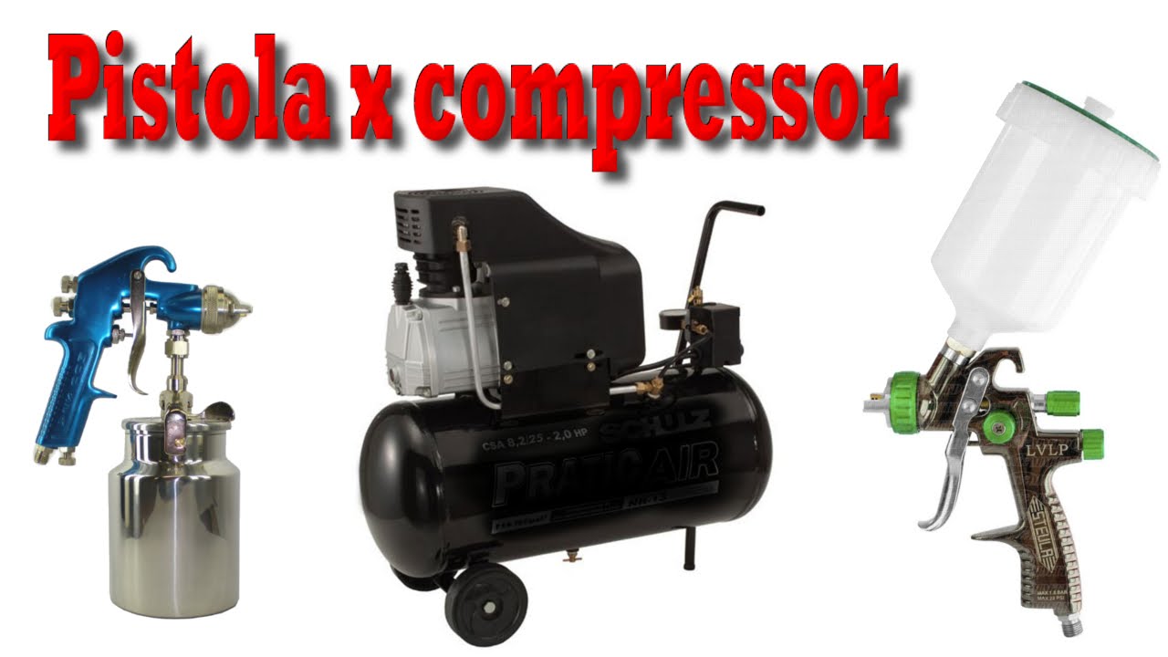 Como escolher pistola de pintura para compressor 24 litros