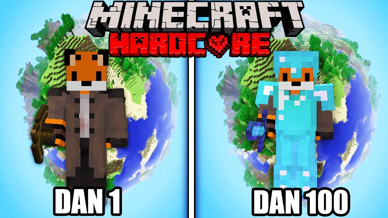 Preziveo Sam 100 Dana Na Planeti Zemlji U Minecraft... Desilo Se Ovo?