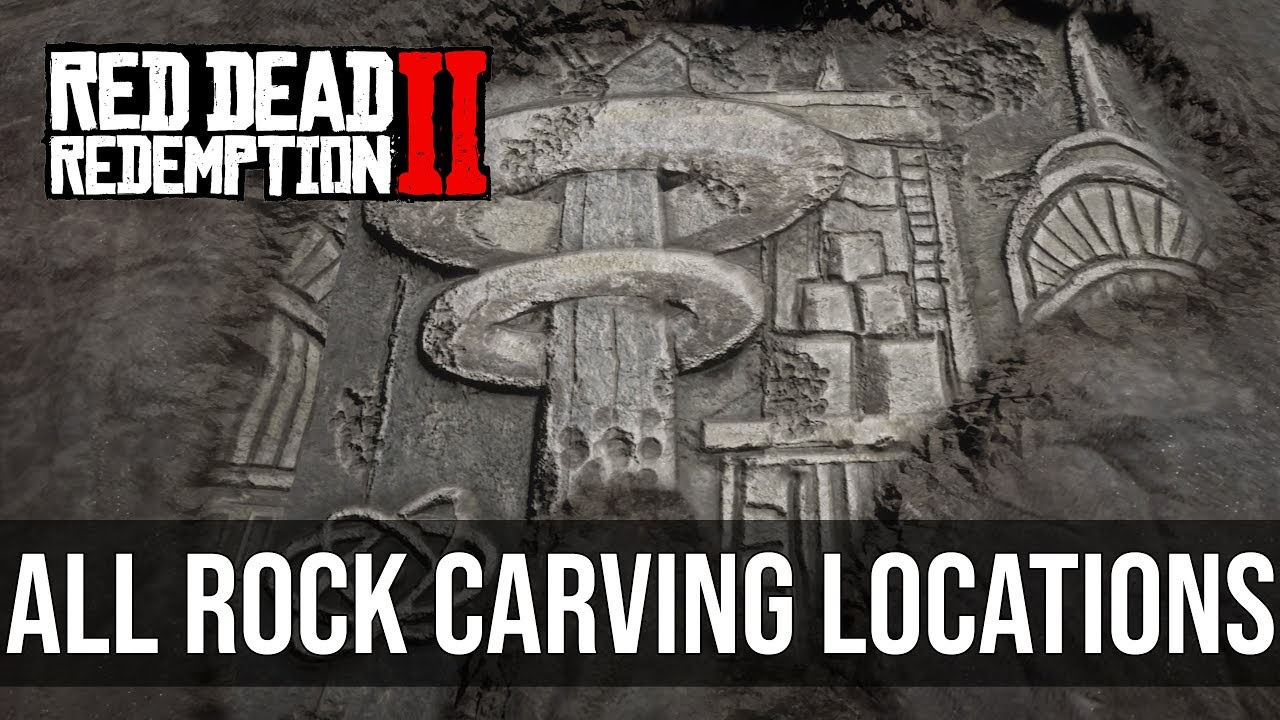 All Rock Carving Collectible Locations (Geology for Beginners) - Red Dead Redemption 2