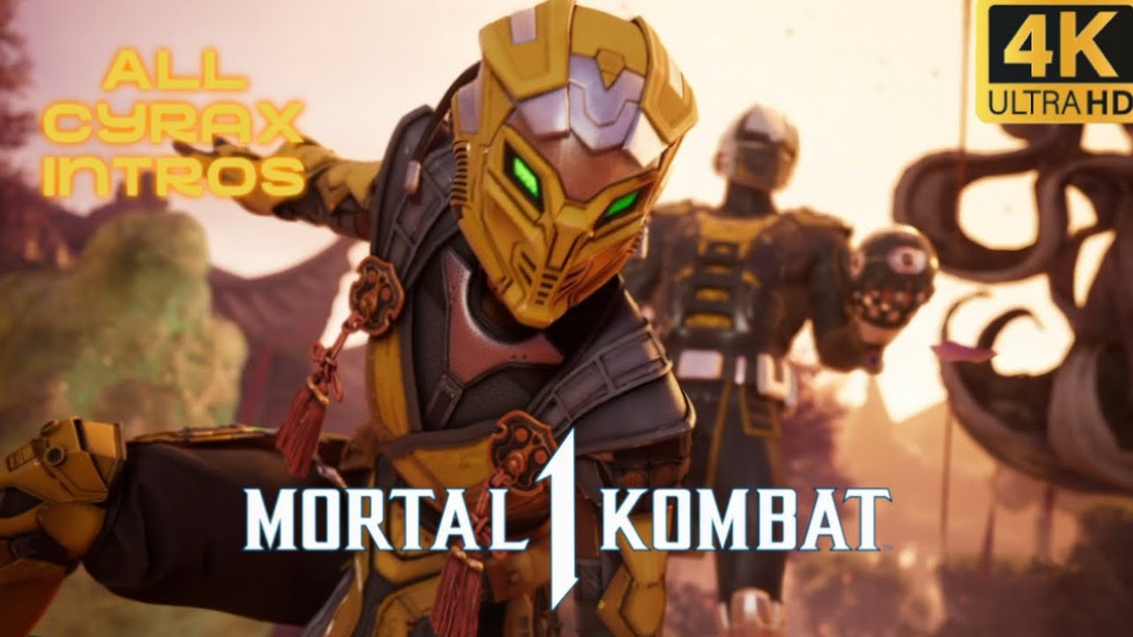 Mortal Kombat 1 - All CYRAX Intro Dialogues (Khaos Reigns DLC)