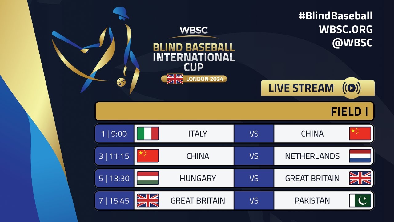 WBSC Blind Baseball International Cup 2024 | Field I