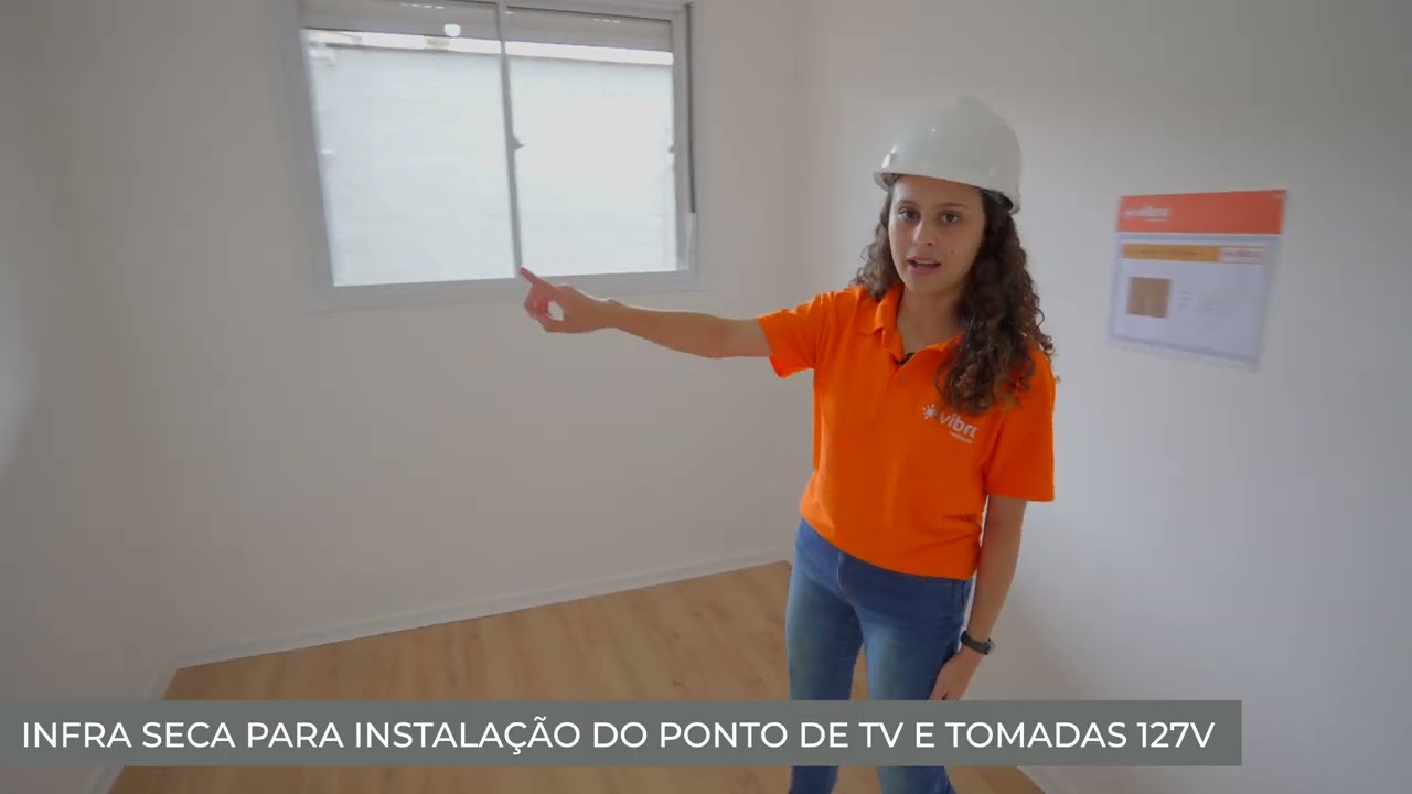 Vibra Lapa - Apartamento Modelo Planta de 41m² com a opção Kit Personalização.
