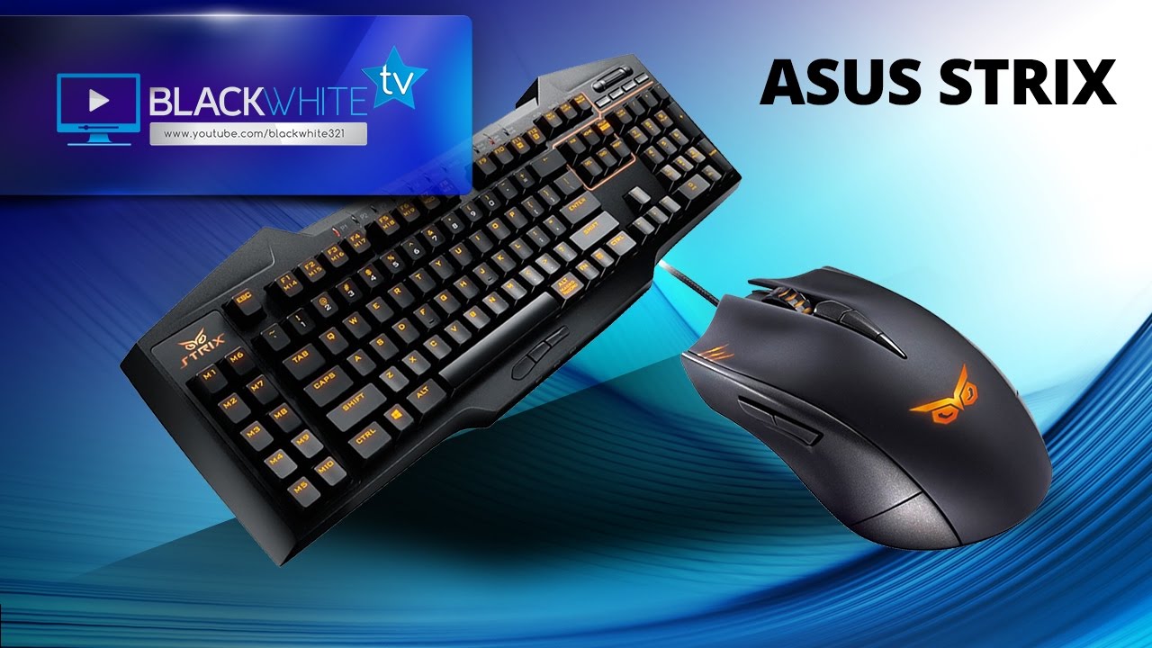 Klawiatura Asus Strix Tactic + Myszka Strix Claw + Podkładka