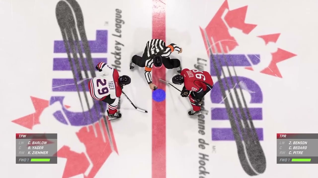 NHL 23 CHL Red/White Prospects Game