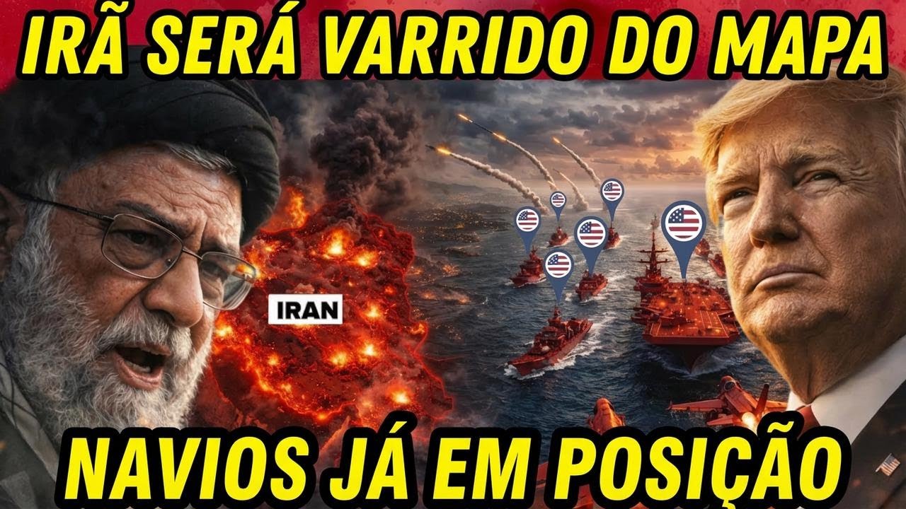 Urgente! EUA posicionam navios de guerra bem em frente ao Irã – vem coisa grande aí!