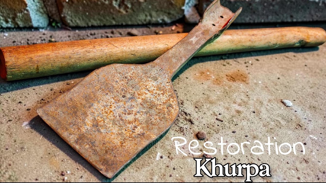 Restoring a Completely Ruined Vintage Khurpa | Ultimate Metal Transformation