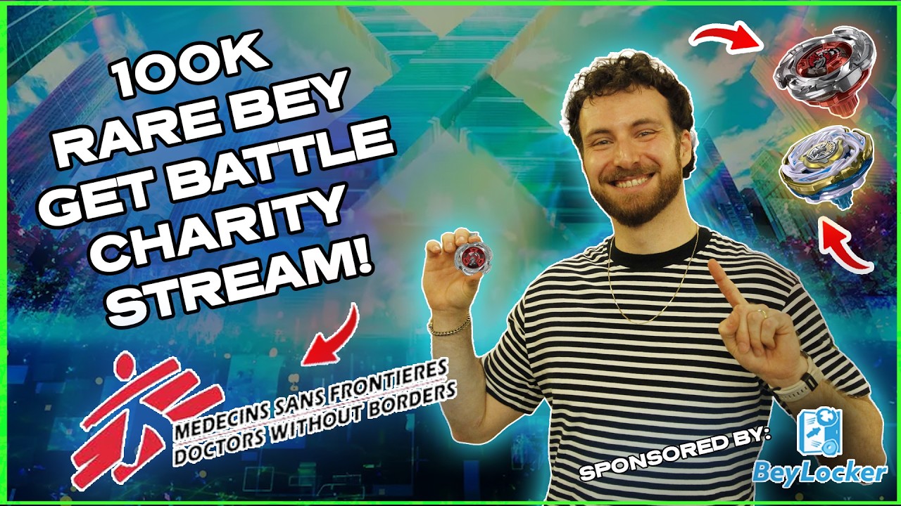 🔴 LIVE -100K RARE BEY GET BATTLE CHARITY STREAM! | BEYBLADE X - Anti Wizard Wizard Club