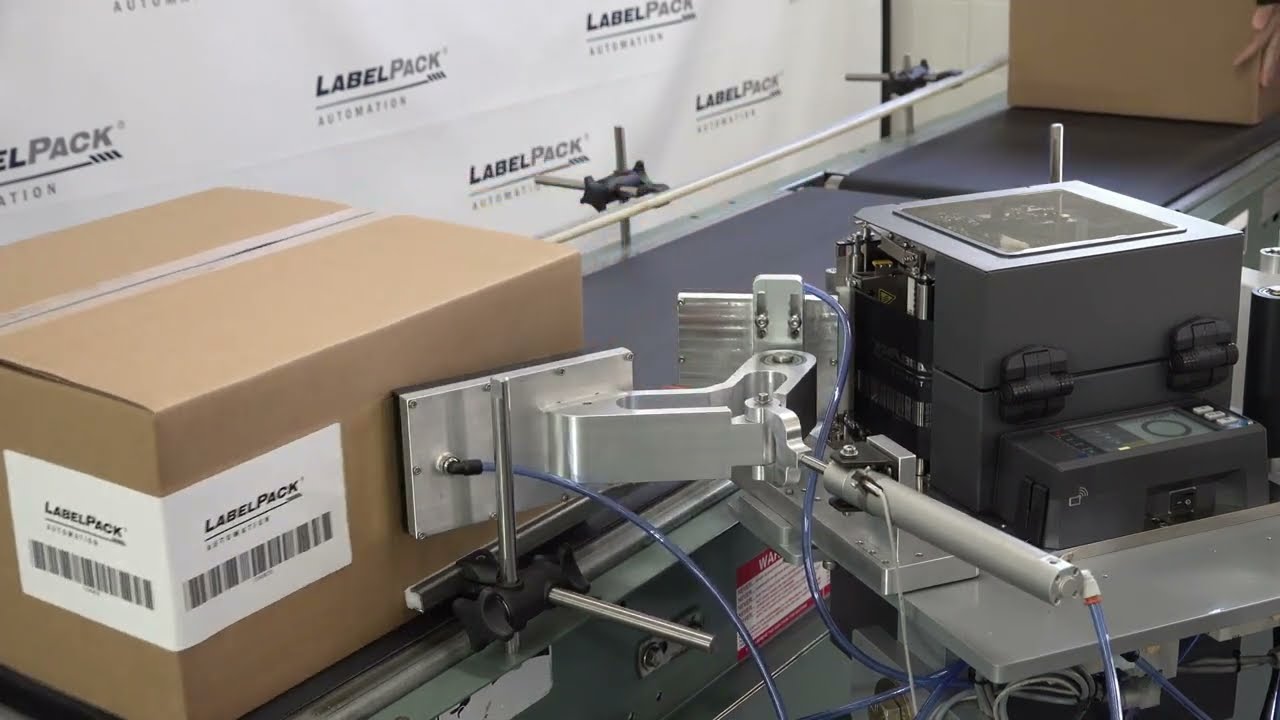 Automated Print and Apply Corner Wrap Labeling System