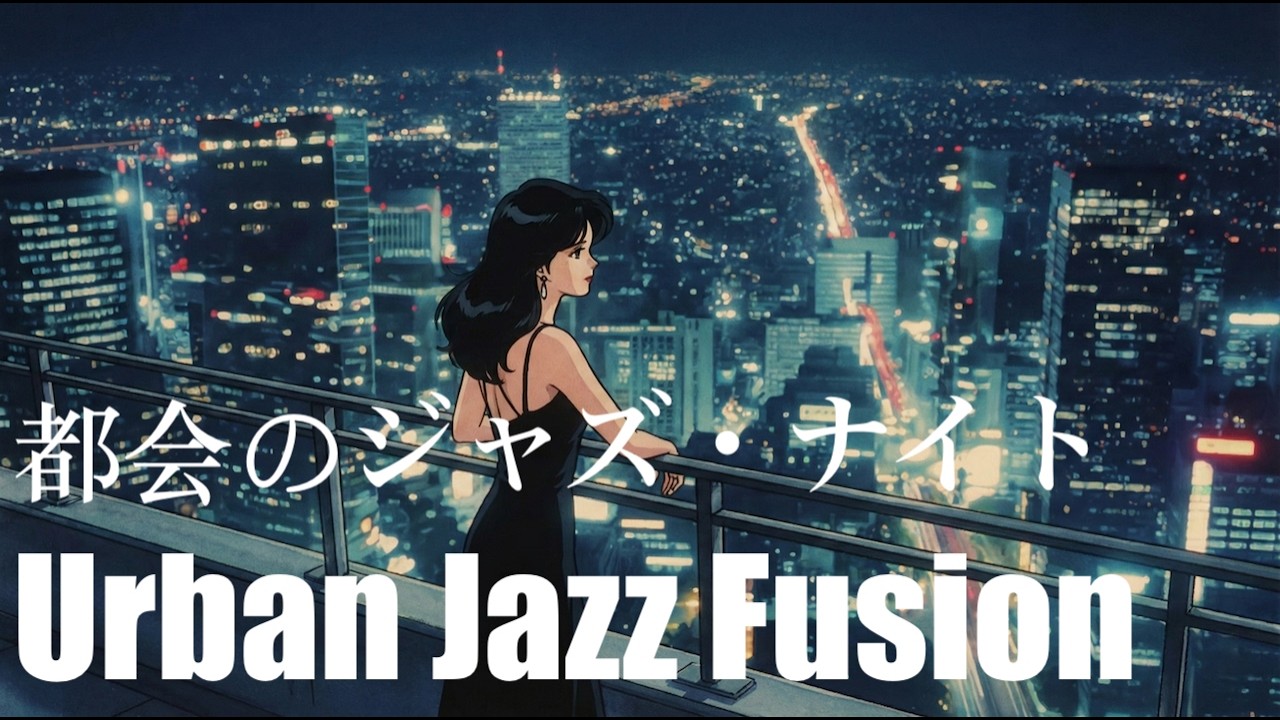 80s Japanese City Pop 🎷 Urban Jazz Fusion [Instrumental] // Retro Midnight Vibe🌙